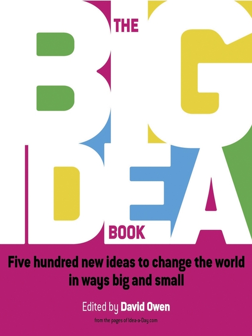 Title details for The Big Idea Book by David Owen - Available
